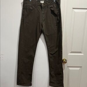 Dockers Men's Dark Brown Straight Jeans 33/32